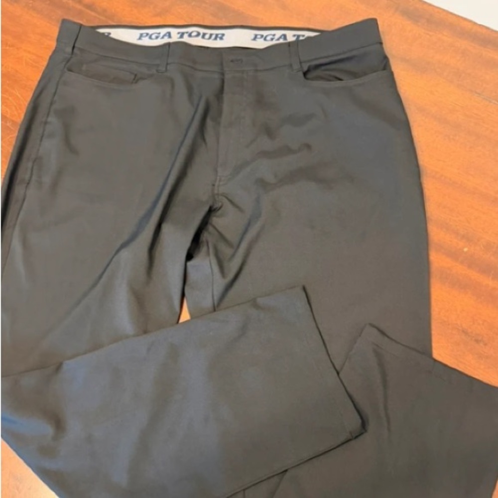 Men's Black Performance Golf Pants